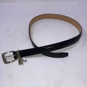 Brighton Vintage Golf Charm Leather Belt M/L